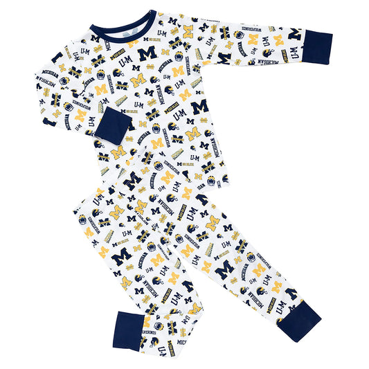 Michigan Wolverines Bamboo Pajama Set