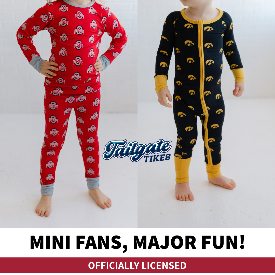 Sports Inspired bamboo pajamas.