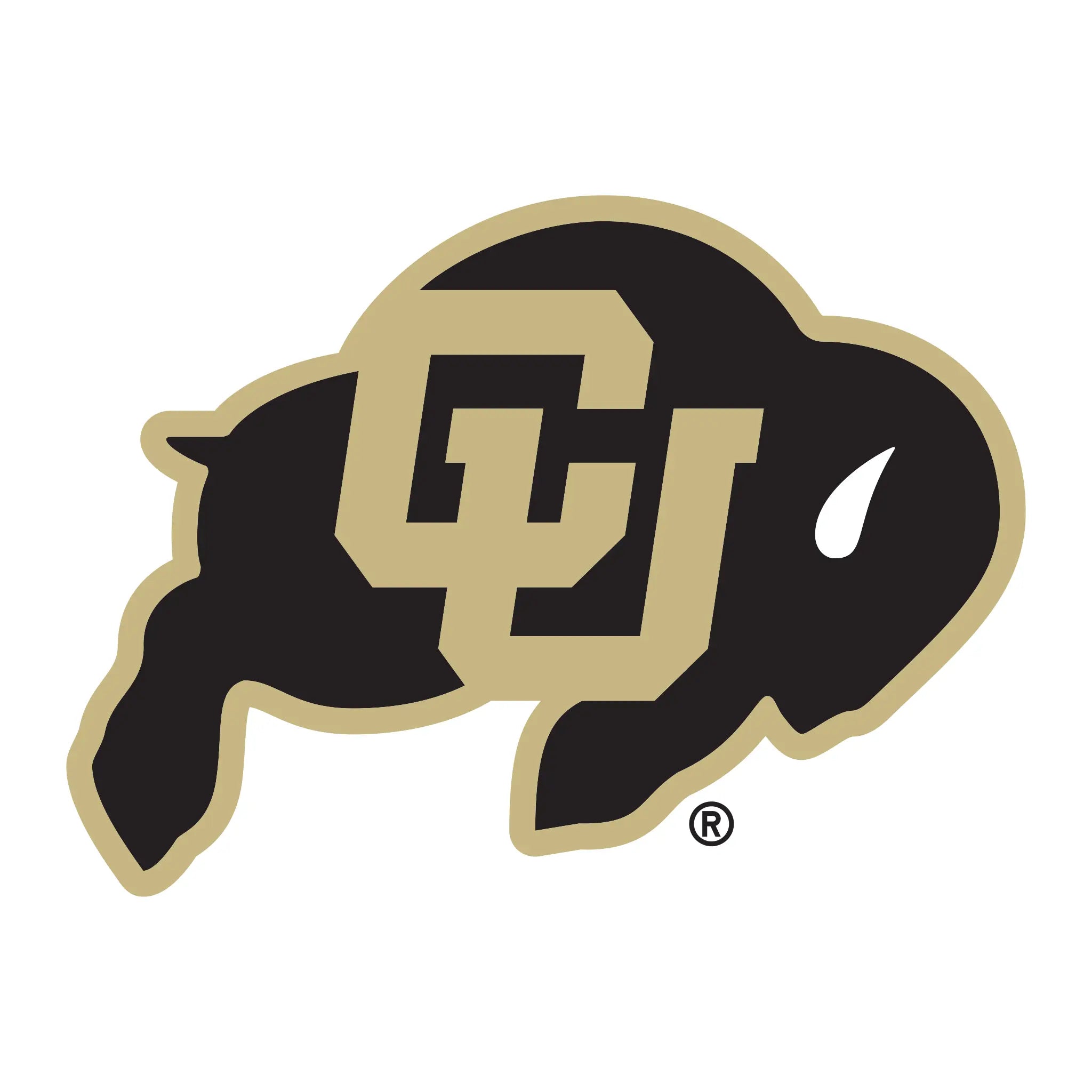 Black and gold ram head logo with 'CU' initials on a white background