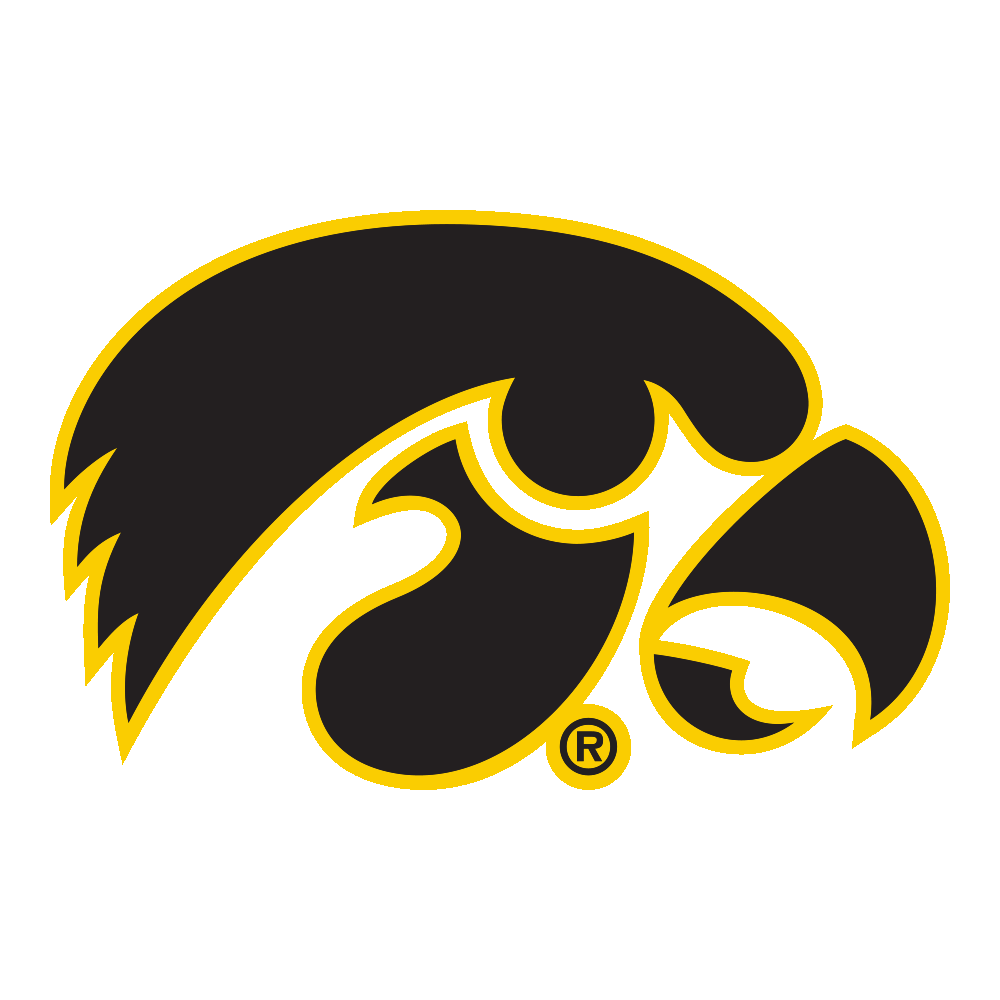 Iowa Hawkeyes Tigerhawk Logo.