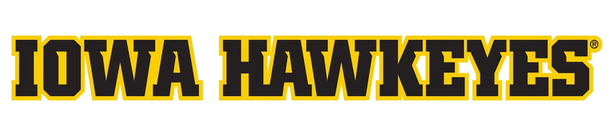 Iowa Hawkeyes Officially licensed Collegiate Product.