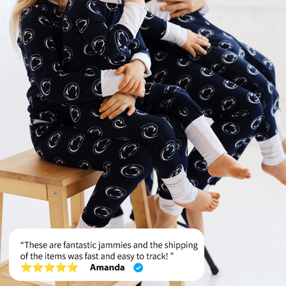 Penn State Nittany Lions toddler to youth pajamas with official team logo, soft bamboo fabric, and a cozy fit for comfortable sleep.