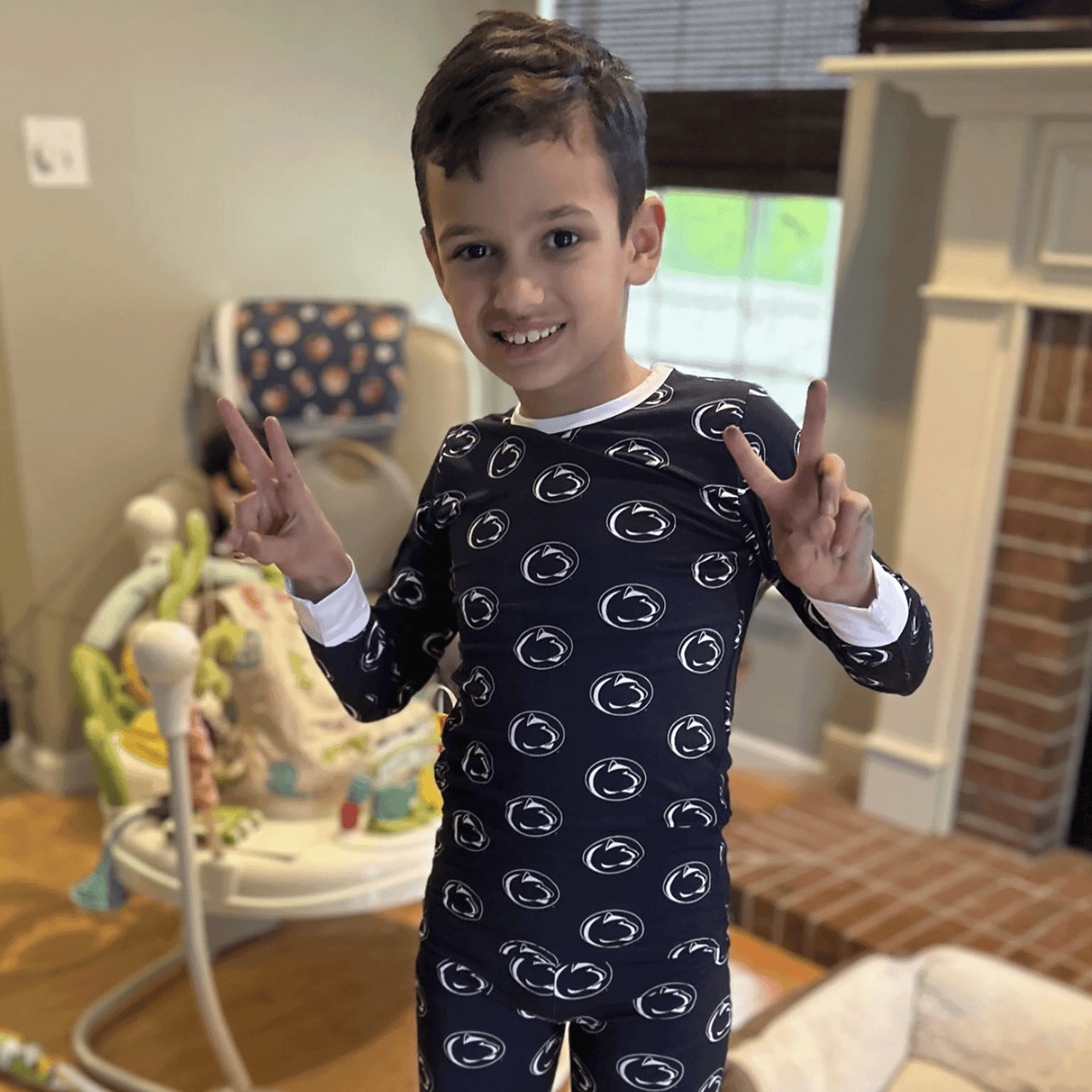 Penn State Nittany Lions Tailgate Tikes Two-Piece Pajama Set tailgate tikes ugc with buttery-soft bamboo by Tailgate.