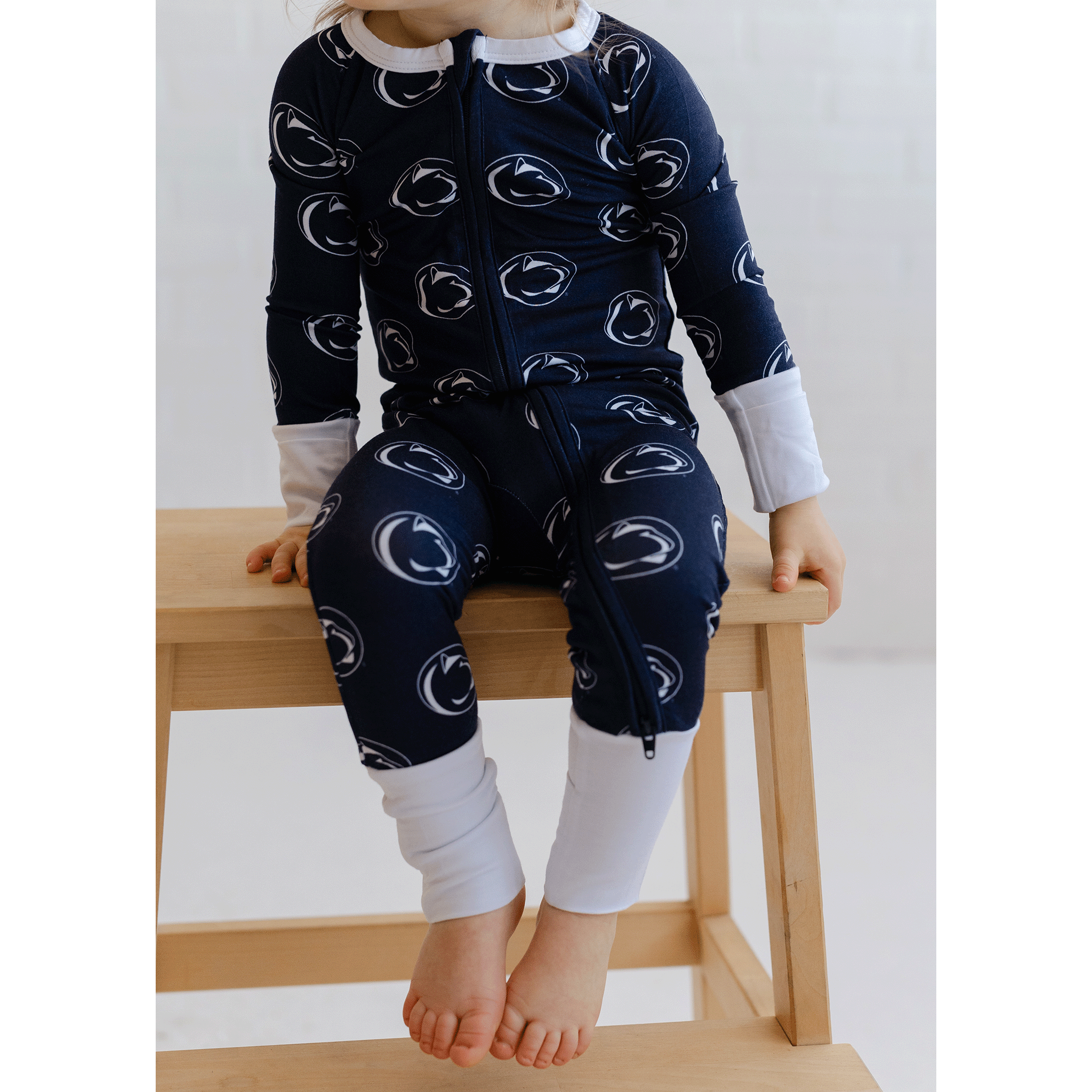 Penn State Nittany Lions Zippered Onesie - Tailgate Tikes