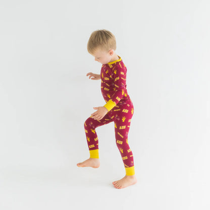 Arizona State Pajamas With Bold Sun Devils Lettering and team logo.