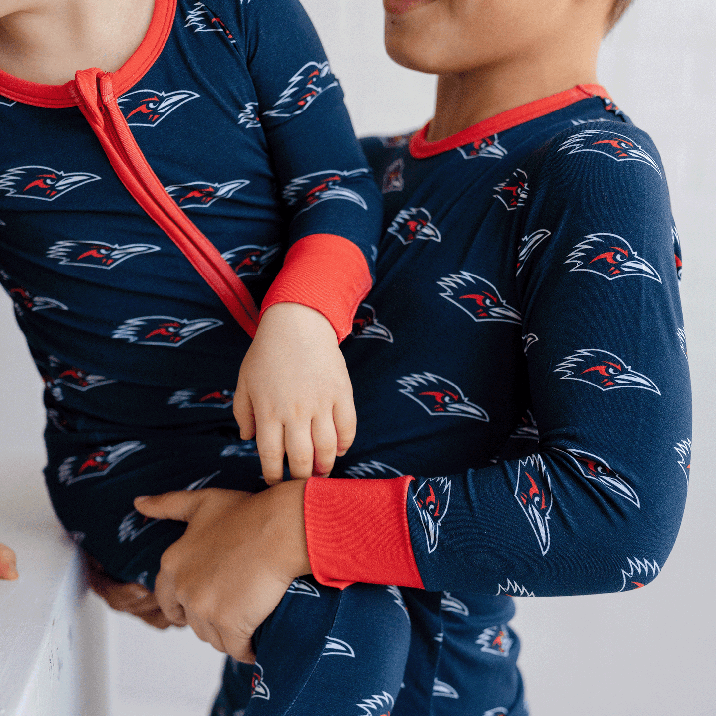 UTSA roadrunners toddler to youth pajamas with official team logo, soft bamboo fabric, and a cozy fit for comfortable sleep.