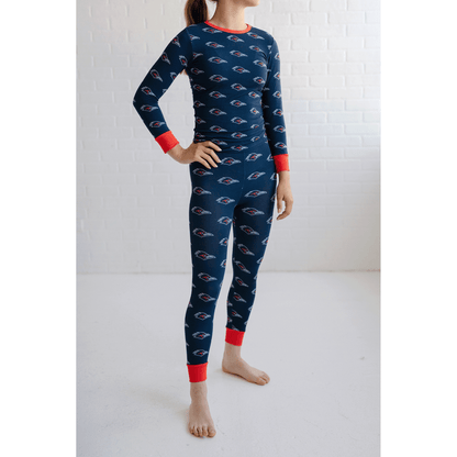 UTSA roadrunners toddler to youth pajamas with official team logo, soft bamboo fabric, and a cozy fit for comfortable sleep.