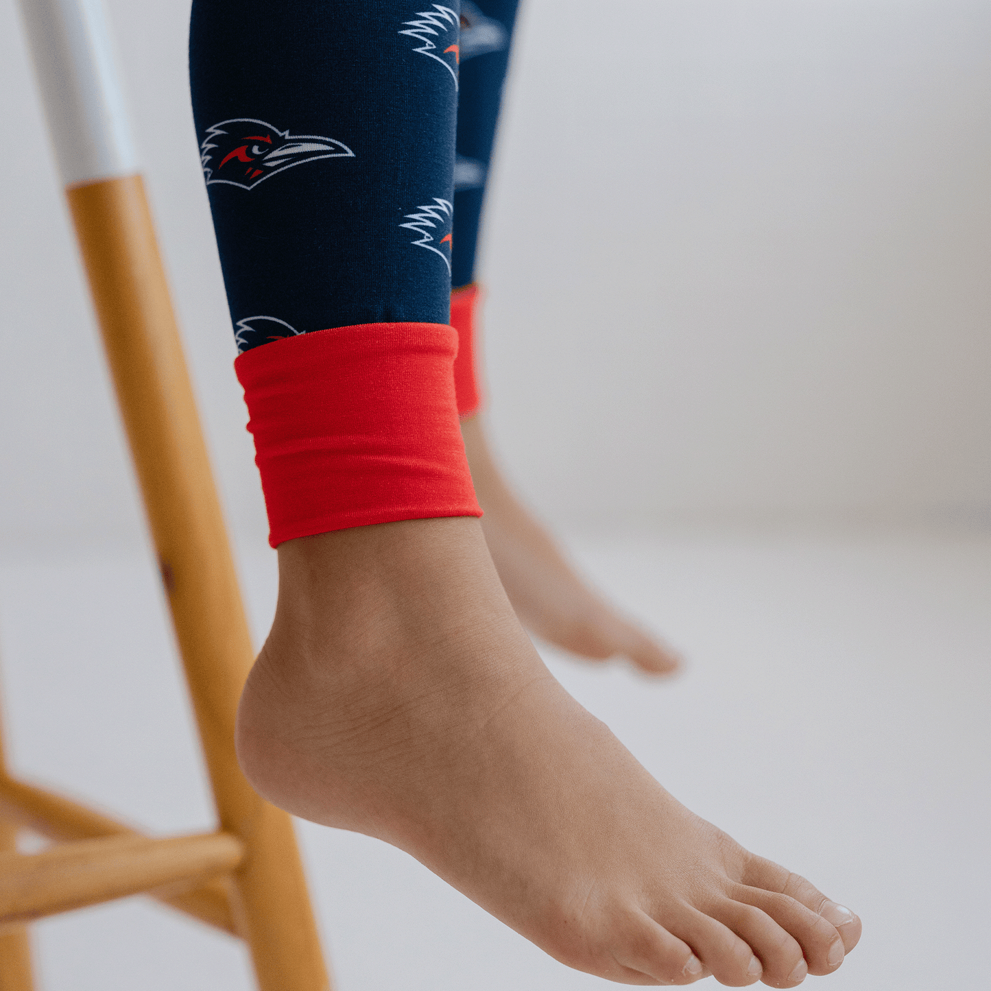 UTSA roadrunners toddler to youth pajamas with official team logo, soft bamboo fabric, and a cozy fit for comfortable sleep.