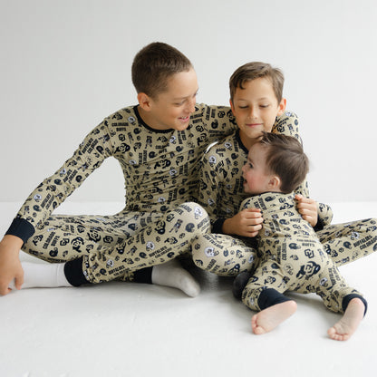 Colorado Buffaloes toddler and kids bamboo sleepwear for bedtime and game day