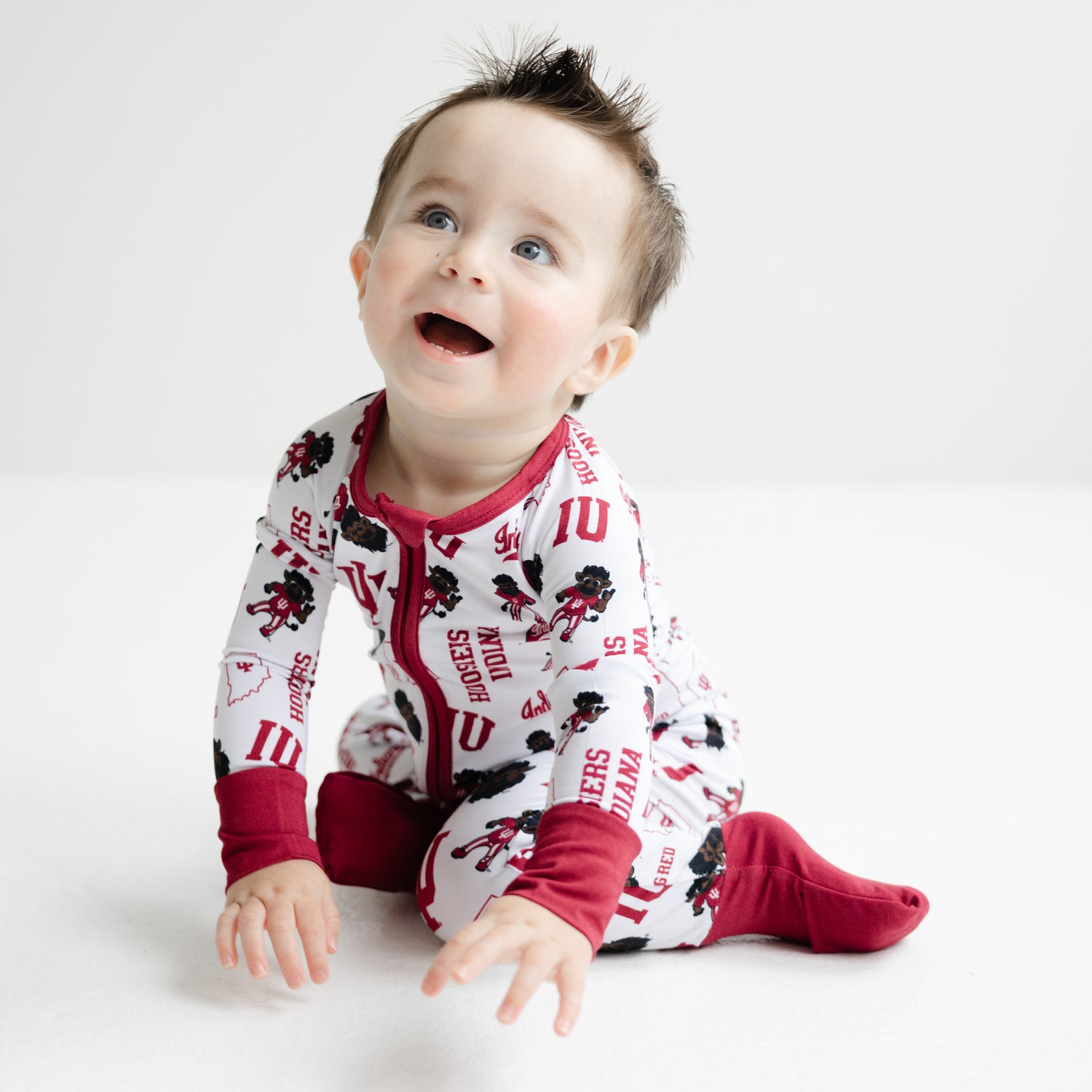Indiana Hoosiers officially licensed baby pajamas for little Hoosiers fans