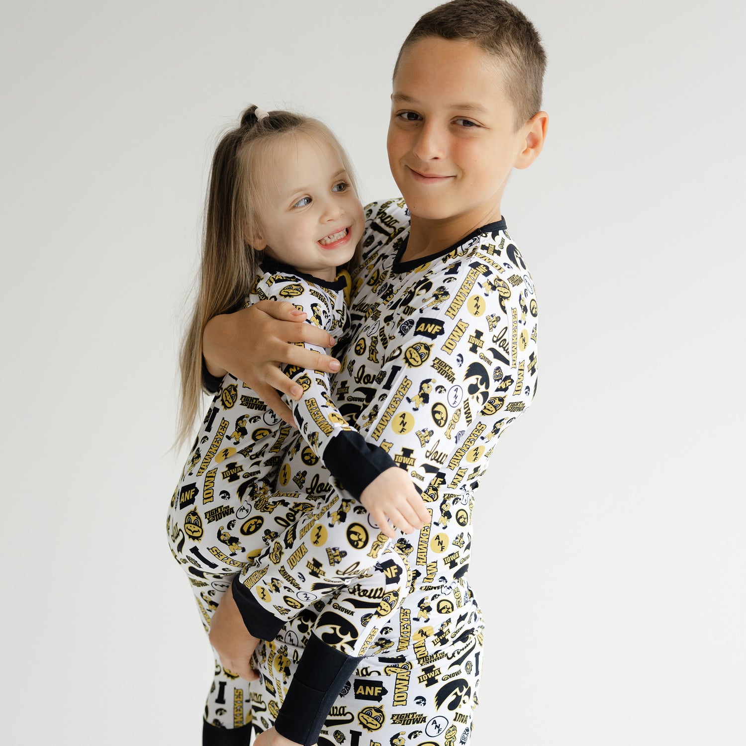 Iowa Hawkeyes officially licensed pajama set for boys and girls