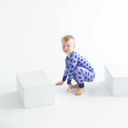 Kansas State Kids Sleepwear bamboo Pajamas made from bamboo fabric and all over PowerCat print.