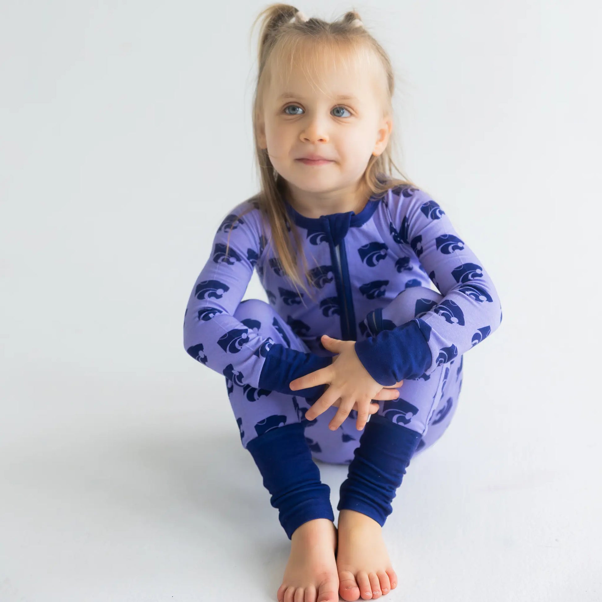 Kansas State Wildcats Baby Game Day pajamas.