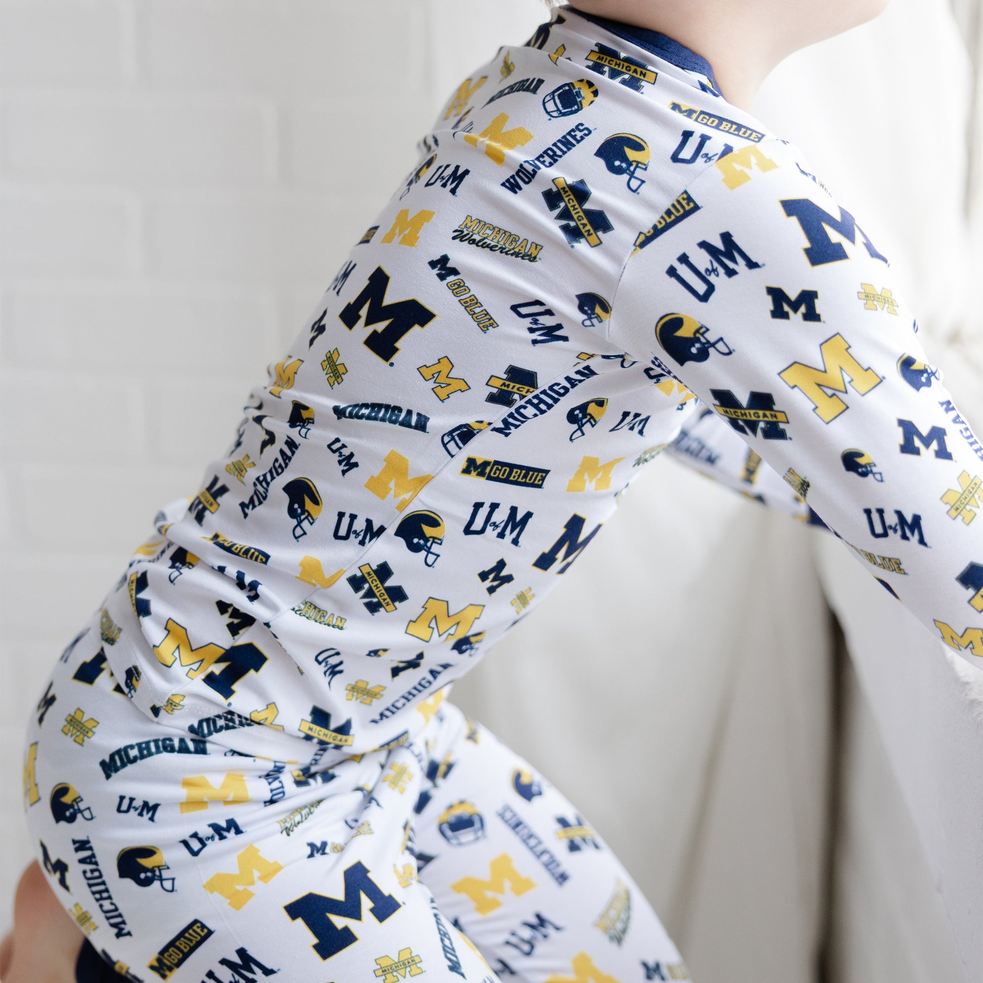 Soft Michigan Wolverines pajama set for little Wolverines fans