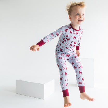 Mississippi State Bulldogs two-piece sleepwear set for young Bulldog fans