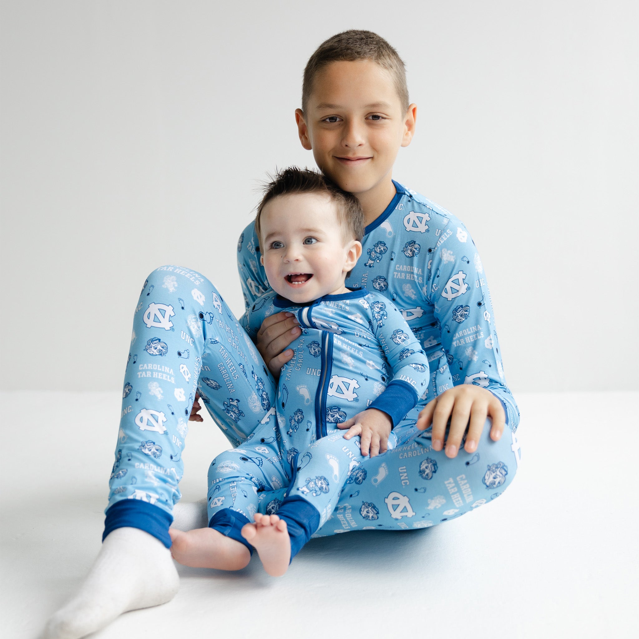 North Carolina Tar Heels Kids Bamboo Pajamas | Tailgate Tikes