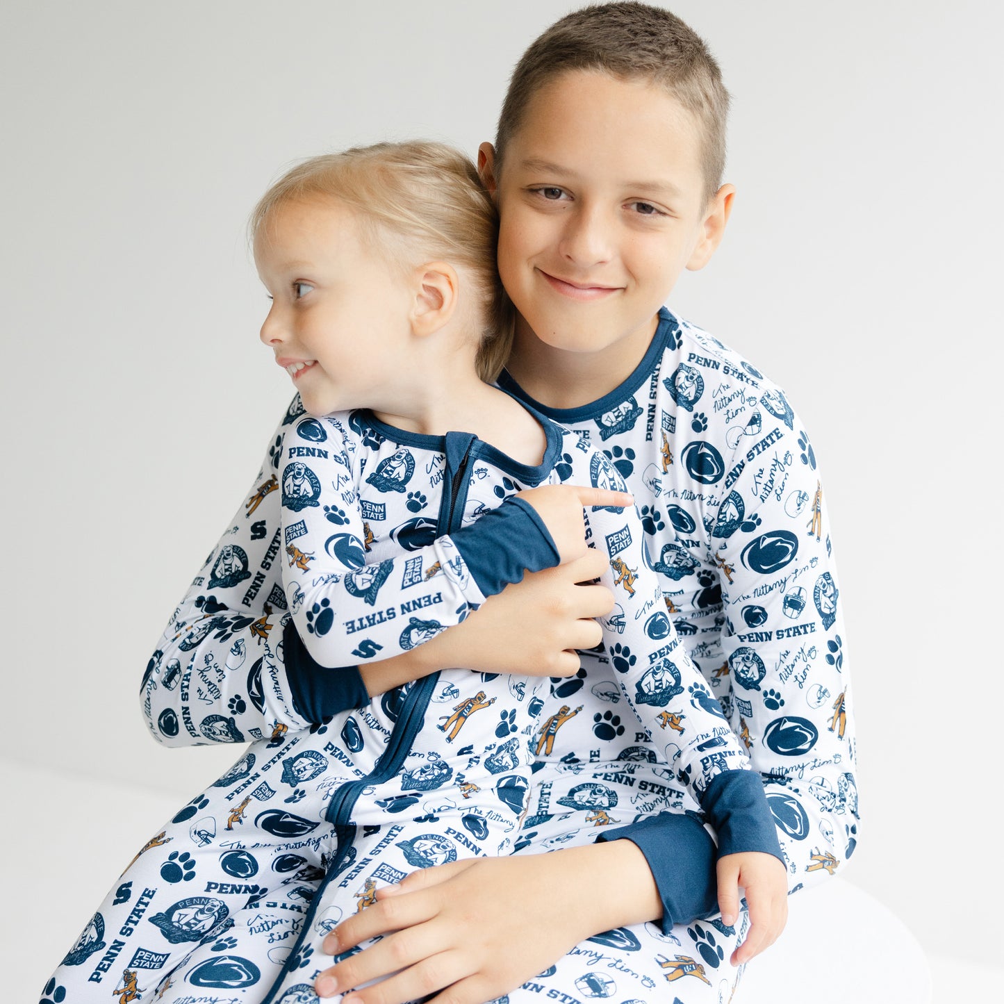 Penn State Nittany Lions bamboo zipper sleeper for little Nittany Lions fans