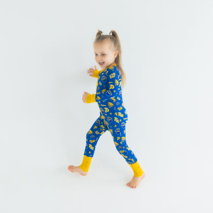Pitt Panthers baby zipper sleeper for little fans