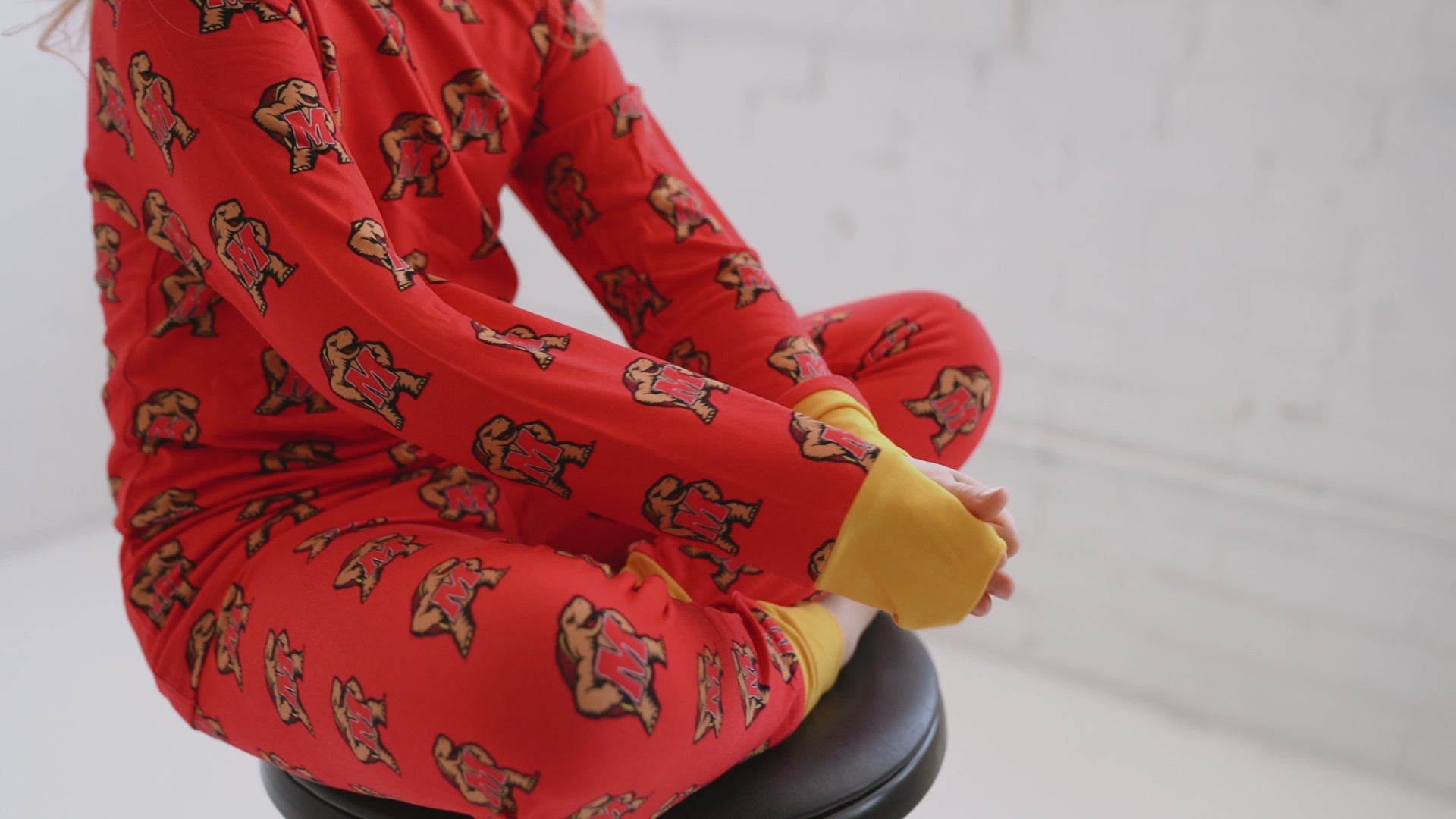 Load video: Tailgate Tikes Iowa Hawkeyes Pajama Video