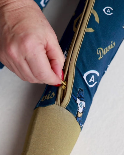 UC Davis Aggies Zippy One-Piece